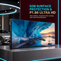 Prix d'usine – Écran LED GOB intérieur P1.86 320x160mm, module LED SMD, panneau d'affichage numérique pour écran publicitaire de vente au détail