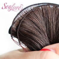 Extensions de cheveux humains professionnelles Genius Weft, tissées à la main, double trame, longue durée, sans nœuds, cheveux vierges Remy