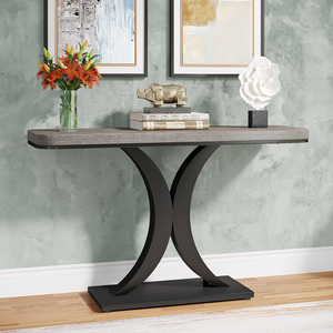 Tribesigns moderne classique ferme antique 100cm bois vintage gris couloir table d'entrée pour salon <span class=keywords><strong>console</strong></span> meubles - Product Image 2