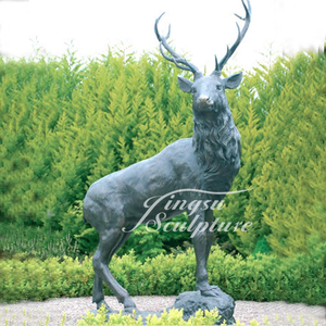 Profesional <span class=keywords><strong>venado</strong></span> bronce estatua tamaño para la decoración al aire libre - Product Image 4