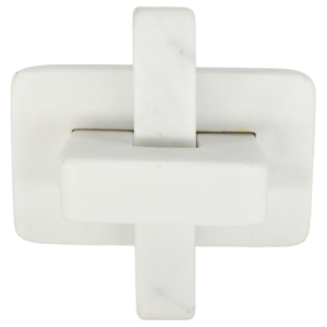 Scultura a Nodi Intrecciati in Marmo Moderno, Oggetto Decorativo per Casa, Ufficio, Bagno, Soggiorno - Product Image 2