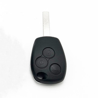 Clé de voiture Renault fabriquée en usine pour Clio Kangoo Master Modus Logan, clés de véhicule, coque de clé à plat Renault, clé à distance