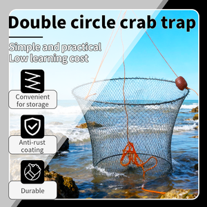 Zware Draagbare Druppel <span class=keywords><strong>Net</strong></span> Val En Gemakkelijk Te Gebruiken Voor Krab Kreeft Rivierkreeft - Product Image 2