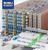 Système de Stockage et de Récupération Automatisé (AS/RS) Intelligent en Acier Robuste à Prix Direct Usine pour Entrepôt Automatisé