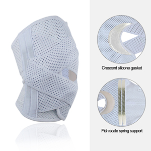 Kniebandage mit Seitenstabilisatoren für Meniskusriss, Knieschmerzen, Verletzungsrehabilitation, Verstellbare Hüllen, Polster, Bandagen, Knieunterstützung zum Krabbeln - Product Image 2