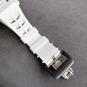 Reloj Mecánico Automático Multifunción Cronógrafo de Cerámica Blanca Street Trend 1103 para Hombre, Resistente a Impactos y al Agua, para Exteriores - Product Image 6