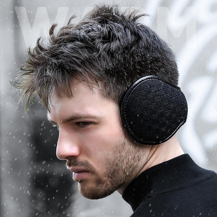 Зимние теплые наушники мужские плюшевые наушники женские складные толстые наушники