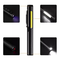 STARYNITE – lampe de poche tactique infrarouge Led en aluminium Rechargeable 4 en 1 avec pointe rouge COB et lumière UV noire