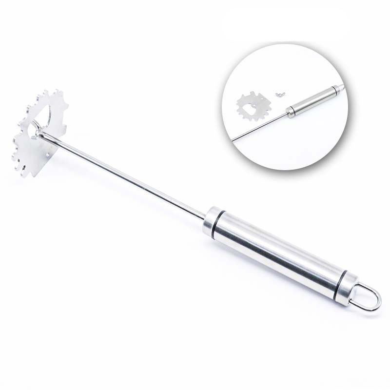 Limpiador de mango largo plateado