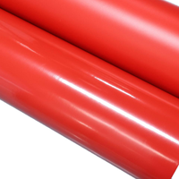 Rollo de vinilo autoadhesivo de pegatinas de PVC mate y brillante de 120gsm, resistente al agua para cortar materiales de póster de plotter