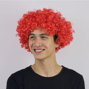 <span class=keywords><strong>Perruque</strong></span> Afro Clown <span class=keywords><strong>Pas</strong></span> Chère en Gros, Perruques Synthétiques pour Fêtes, <span class=keywords><strong>Perruque</strong></span> pour Supporters de Football, <span class=keywords><strong>Perruque</strong></span> Courte Bouclée pour Halloween et <span class=keywords><strong>Carnaval</strong></span> - Product Image 3