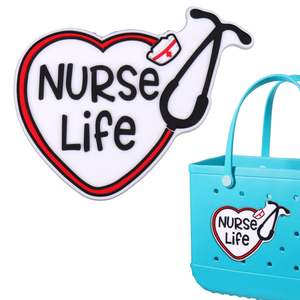 Breloques de sac compatibles avec Bogg Bag Original Tous les modèles Insérer des mots décoratifs pour sac à main Beach Tote Bag - Product Image 6