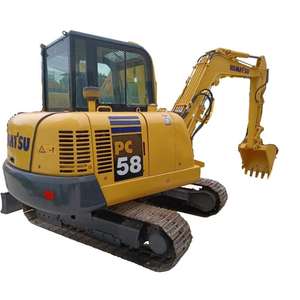 Excavatrice utilisée de chenille du PC 58 de KOMATSU avec le diesel d'excavatrice de seau d'excavatrice à vendre - Product Image 1