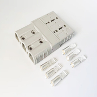 Connecteur de borne de batterie de chariot élévateur à 3 pôles 50A 175A 600V adapté aux automobiles industrielles