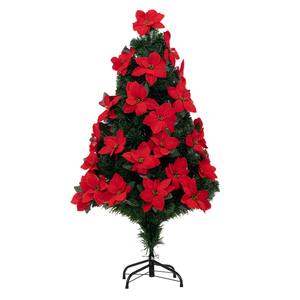 Árbol de Fibra Óptica de 120 cm de Altura con 50 LED y Estrellas Navideñas - Product Image 1