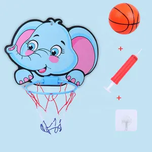 ילדים כדורסל חישוק ערכת קריקטורה יצירתי חיות עמדת כדורסל חיצוני מקורה משחק ספורט לשחק צעצועים לילדים ילדים