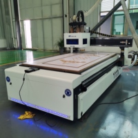 Machine de fraisage CNC YOUHAOCNC à haute précision 1325 à plusieurs broches avec ATC et pompe pour l'industrie du meuble, la fabrication de portes en bois, la menuiserie