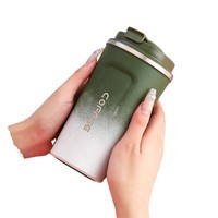 Tasse à café Thermos à double paroi flacons à vide bouteille d'eau de sport isolée en acier inoxydable 304