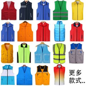 Chaleco Multibolsillos Utilitario con Logotipo Personalizado, Chalecos de Pescador para Hombre, Chalecos para Pesca, Escalada, Periodismo, Campismo, Trabajo - Product Image 4