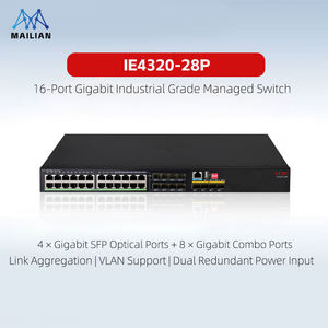 Commutateurs Ethernet industriels en rack H3C série IE4320-28, accessoires Gigabit de qualité industrielle, commutateur PoE 8/16/24 ports - Product Image 2