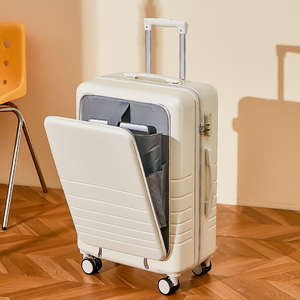 Bagage à main neutre, bagage léger en ABS à coque rigide avec poche avant et roues pivotantes - Product Image 6