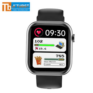 G104 jam tangan pintar pabrik dengan layar sentuh 1.83 inci pelacak kebugaran olahraga Monitor tidur tahan air IP67 perangkat dapat dipakai - Product Image 2