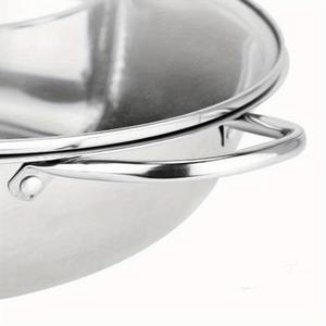 Marmite de cuisine chinoise marmite à soupe à deux saveurs en acier inoxydable marmite de restaurant à 2 compartiments ustensiles de cuisine pour la maison - Product Image 4