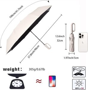 Paraguas Plegable Automático de Lujo al por Mayor con Diseño de 3 Pliegues y Protección UV y contra el Viento, Fabricado con Tela Pongee 190T - Product Image 2