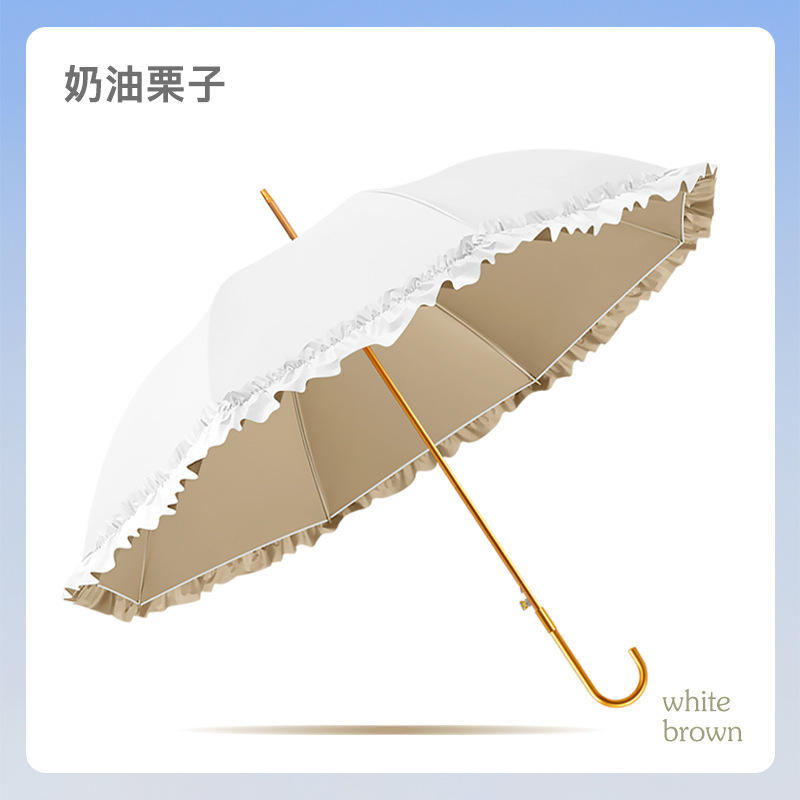 Style droit marron crème