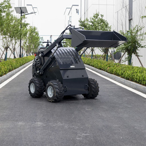 送料無料 シノリアル SR460 ミニスキッドステアローダー ガソリンエンジン搭載 0.12mバケット トラックタイプ 高稼働効率 - Product Image 5