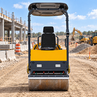 Rouleau compresseur hydraulique de 2,5 tonnes pour la réparation de l'asphalte et le compactage des surfaces routières