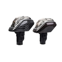 Pommeau de levier de vitesse en cristal avec lumière d'ambiance LED direction à gauche pour Toyota Highlander 2015-2022 RAV4 2020 2021 2022