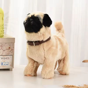 JM1 2025 Jouet pour chien <span class=keywords><strong>en</strong></span> peluche électrique amusant, simulant un grand chien, avec musique, marche, aboiement et queue qui bouge - Product Image 4