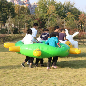 JUNAO Modèle de course tortue-lapin gonflable A-86 en PVC, installation facile, épaissi, pour team building, extérieur, sur mesure - Product Image 3