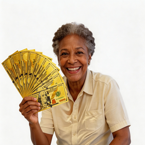 Banconota Finta da 100$ in PET con Foglia d'Oro 24K per Film, Spettacoli Teatrali, Giochi, Feste, Educazione ed Esposizione - Product Image 5