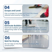 Résine époxy écologique, liquide transparent, peinture auto-nivelante pour sols, imitation marbre, revêtement en béton, imperméable, résistant à l'usure