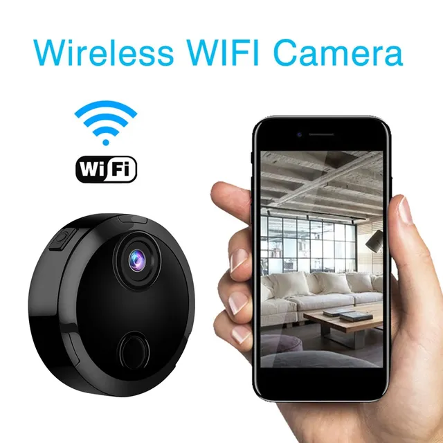 1080P Full-HD Wireless Mini Camera Built-in Battery WiFi Surveillance Night Vision Motion Detection Home Office Micro Camera