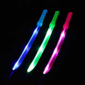 Espada Samurai de Juguete de Plástico con Luz y Sonido para Niños de 5 a 7 Años, Unisex, Ideal para Puestos de Mercado Nocturno - Product Image 3