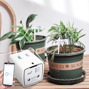 Système d'arrosage automatique intelligent WIFI à double pompe WD-01ADE pour plantes en pot, jardinage sur balcon, télécommande - Product Image 1