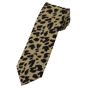 XINLI Animal textura patrón corbatas de hombre 100% pura seda de alta calidad lazos al por mayor de diseño personalizado de <span class=keywords><strong>leop</strong></span> - Product Image 2