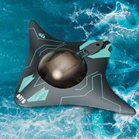 Mini Submarino RC con Cámara, Barco a Control Remoto, Mini Barco RC, Barco de Carreras RC de 6 Canales, Juguete de Regalo para Niños
