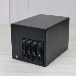Usine faire NAS-04 châssis de serveur de stockage Mini-ITX châssis 4 baies Hot-Swap, boîtier de stockage attaché au réseau - Product Image 2