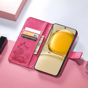 Fundas de teléfono móvil bonitas con flores chapadas en relieve de cuero Pu para <span class=keywords><strong>Redmi</strong></span> Note 13Pro 5G/13C, funda trasera para teléfono móvil para niñas - Product Image 3