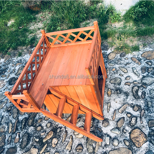 SDD001 2024 Nueva venta Cómodo Animal DogHouse con escaleras DogFurniture House - Product Image 5