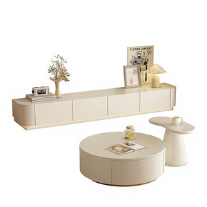 Offre Spéciale 2026 : Meubles de Salon Modernes – <span class=keywords><strong>Meuble</strong></span> <span class=keywords><strong>TV</strong></span> <span class=keywords><strong>Suspendu</strong></span> au Mur et Ensemble Table Basse Ronde Nordique Simple pour la Maison - Product Image 3