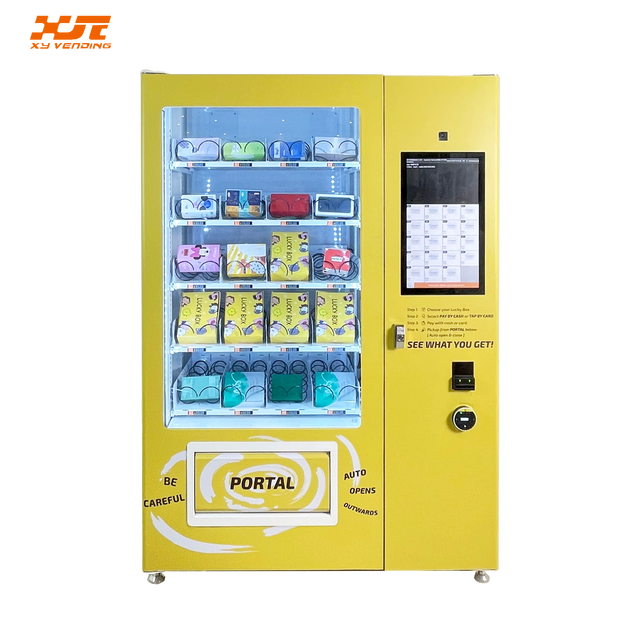 21.5 Inch Screen 10-Slot Customizable Blind Box Vending Machine with Cloud Backend, CE Certified, Non-Refrigerated