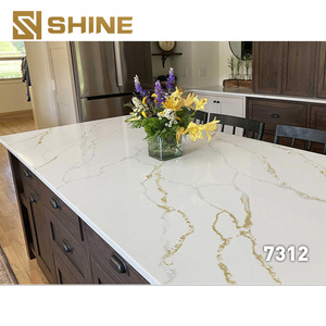 Pierre <span class=keywords><strong>de</strong></span> <span class=keywords><strong>quartz</strong></span> à veines d'or artificielles bon marché en gros surface écologique et à faible entretien pour la fabrication <span class=keywords><strong>de</strong></span> plans <span class=keywords><strong>de</strong></span> <span class=keywords><strong>travail</strong></span> - Product Image 5