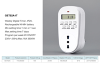 Temporizador Digital Electrónico Multifuncional de 16A y 230V para Uso Residencial