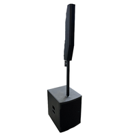 Sistema de Altavoces de Audio Profesional para Exteriores, Portátil, Autoamplificado, Impermeable, de 15 Pulgadas, con Gabinete de Madera Contrachapada