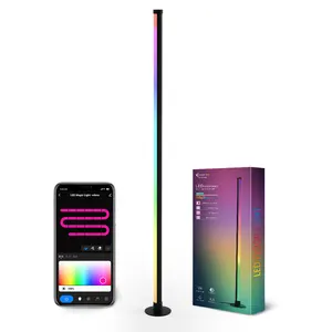 CL Lighting E-commerce Supplier Smart Home Led Light Rgb Magic Color Standing Morden Corner Floor Lamp